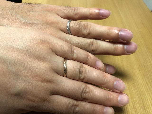 手になじむリング