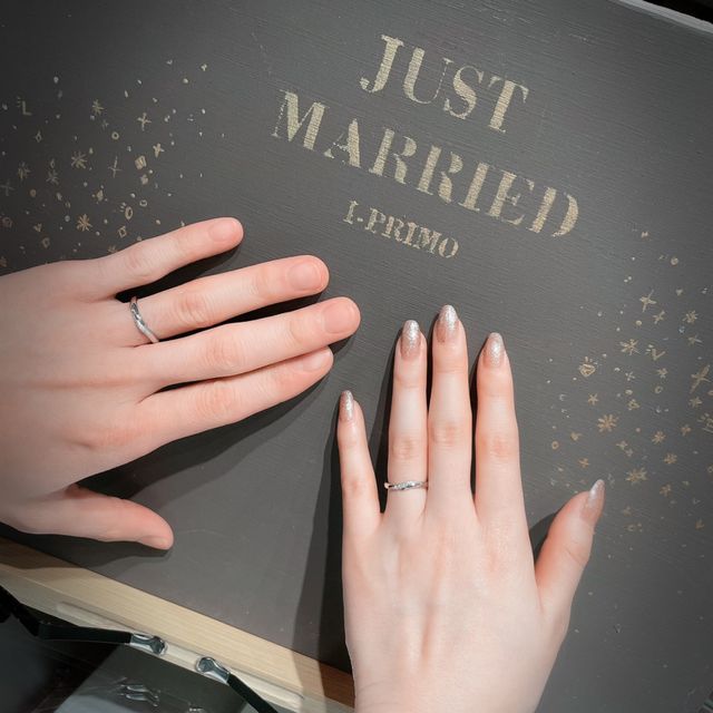 店舗スタッフの方が貸してくれたボードでぱしゃり