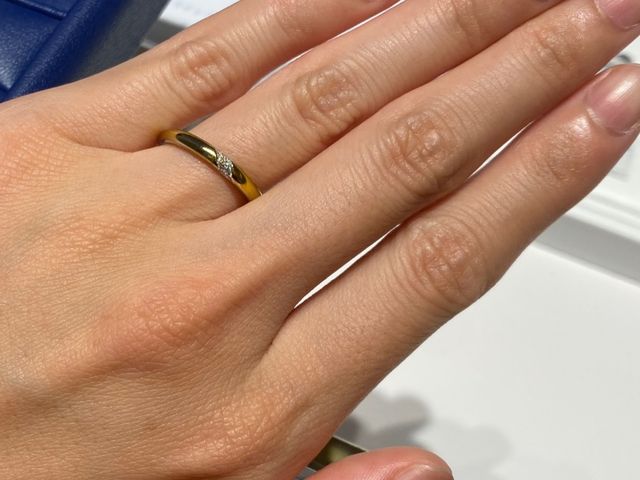 ダイヤモンドシライシさんのホリミナスというリングです。