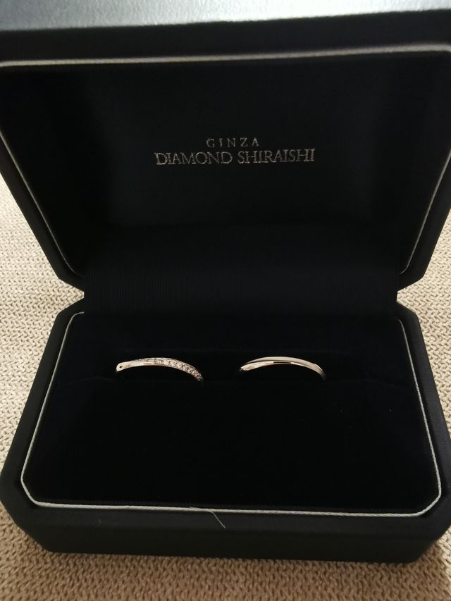 結婚指輪を購入しました。