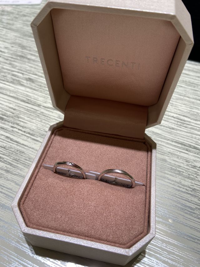 結婚指輪です！