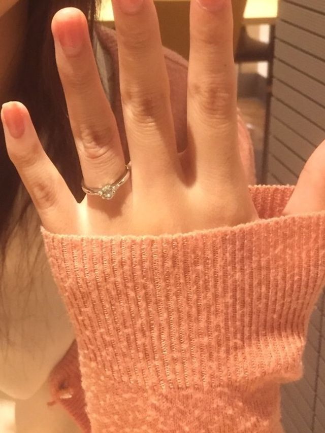 トレセンテの婚約指輪です。