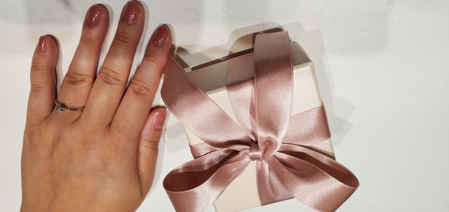 店員さんに撮影していただいた記念写真です。