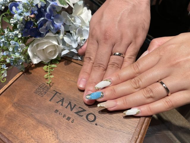 本当に大切で素敵な指輪ができました！待った甲斐がありました！