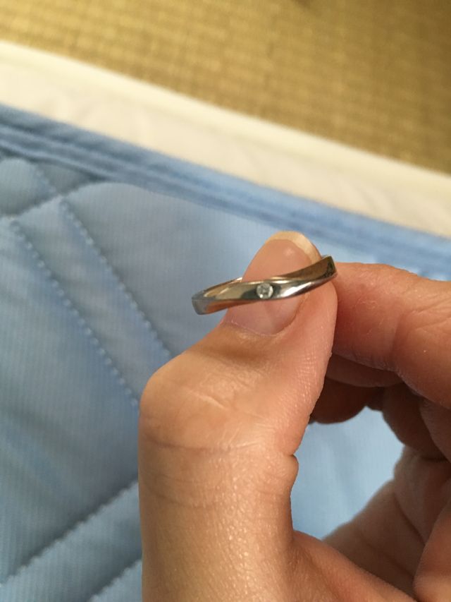 ウェーブ状の2色タイプにしました！