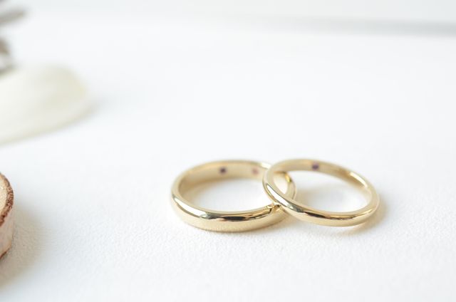 シャンパンゴールドがとっても素敵な仕上がり♡