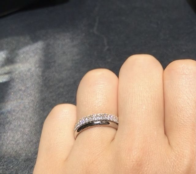 3個重ね付けしています！