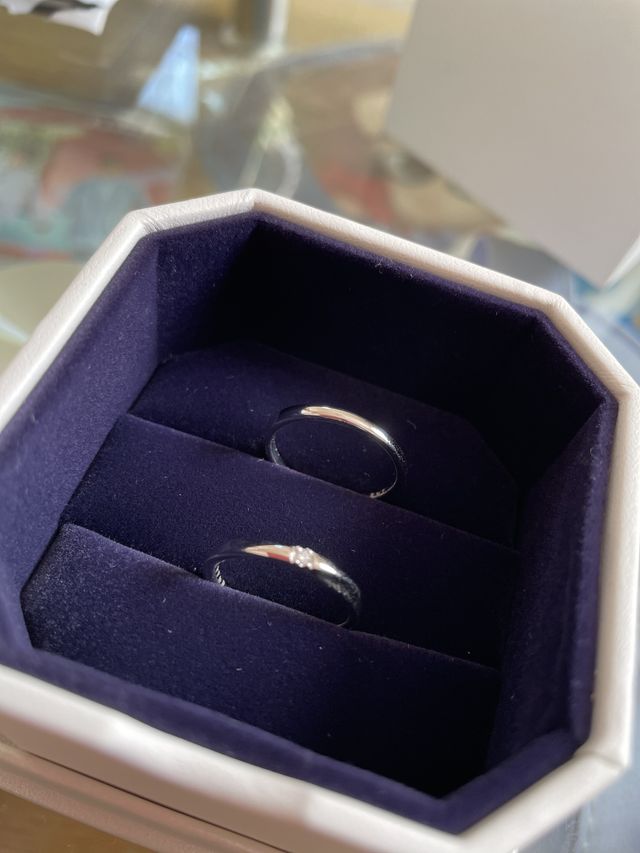 シンプルな指輪です。