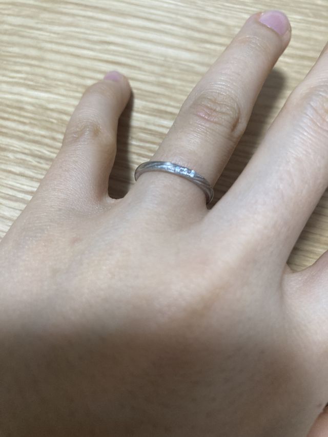 着用時の写真です。