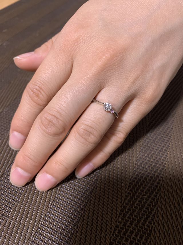 彼女に喜んで貰えました。