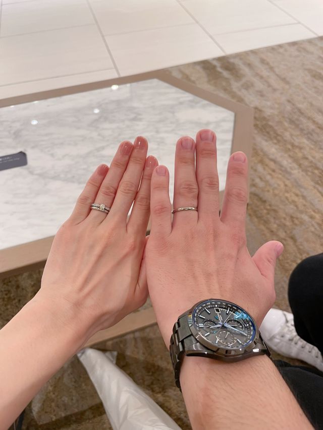 細めのデザイン希望だったので、とても気に入りました！