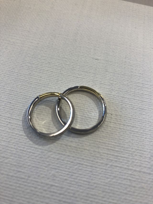 ２つの金属とヤスリ目加工で仕上げてもらいました！