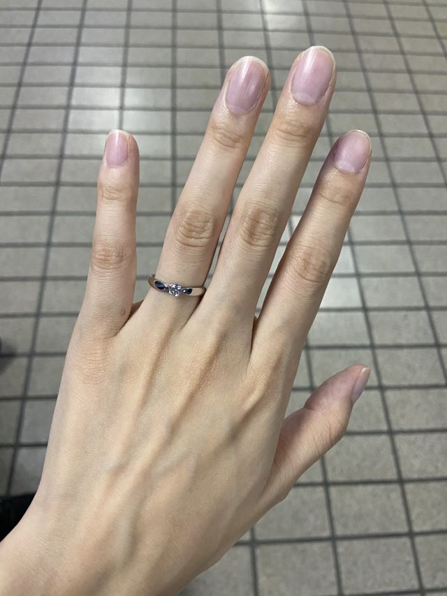 サイズを直していない時なので少し大きいです