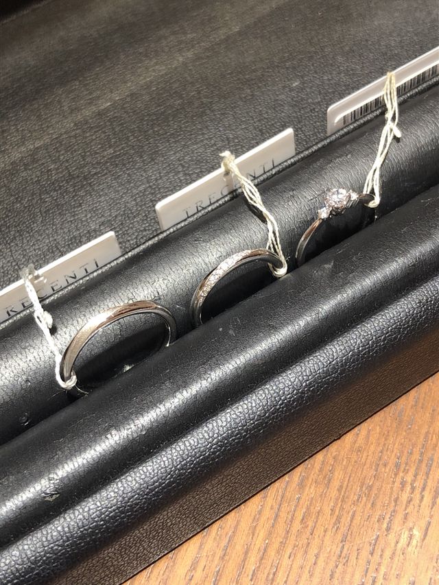 試着してみると2人の雰囲気に合ってとても気に入りました。