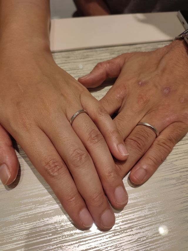 購入した指輪の写真です。