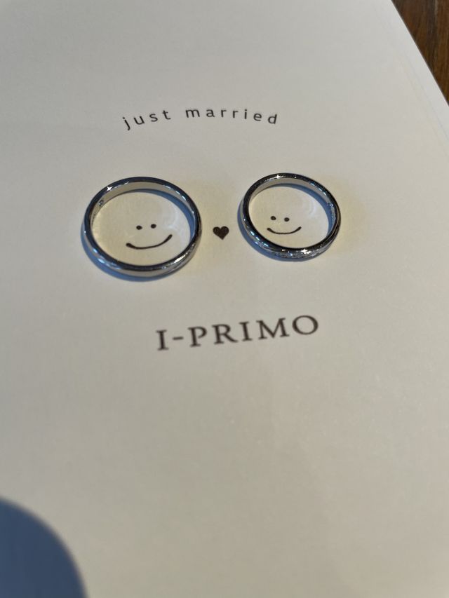 2人でお揃いのデザインにしたので、とってもかわいいです！