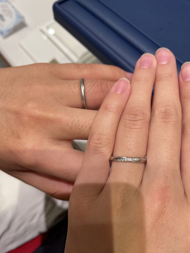 2人で着用した感じ