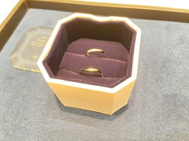 大変素敵な結婚指輪を選ぶことができました。