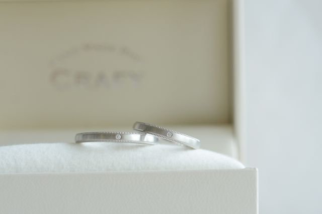 結婚指輪です。