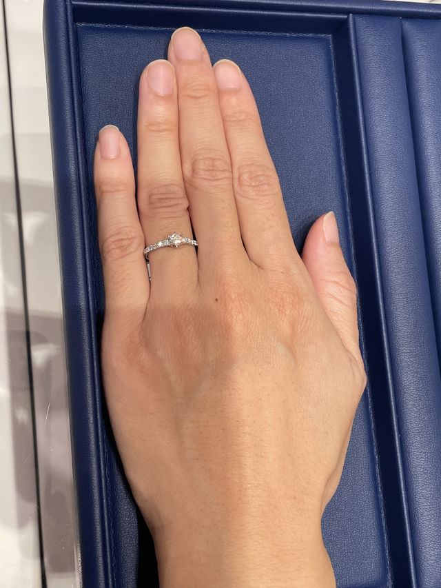 0.2カラット　D  VS1