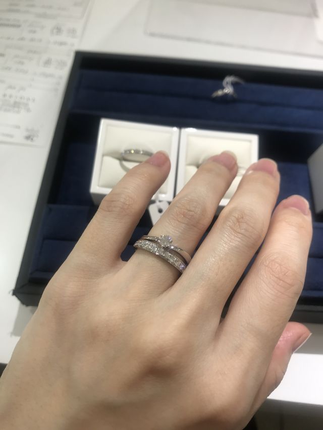 太めのエタニティリング