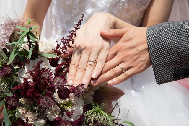 結婚指輪です。