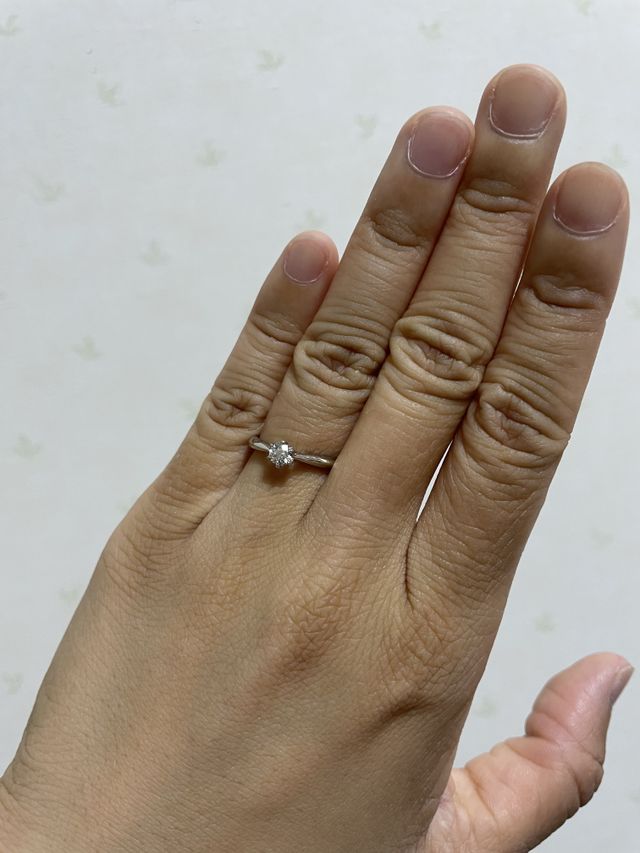 ホワイトリリーの着用写真です。