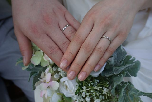 結婚指輪として購入しました。