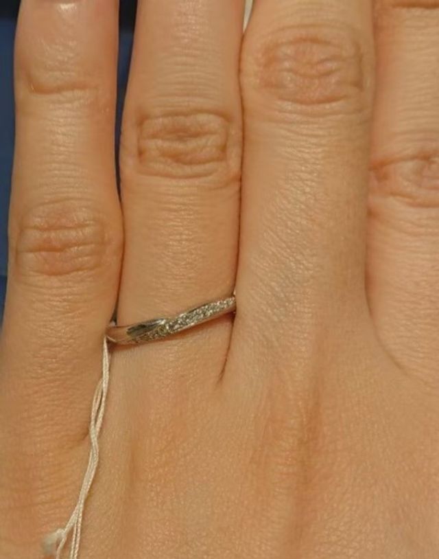 店頭にて試着時の画像