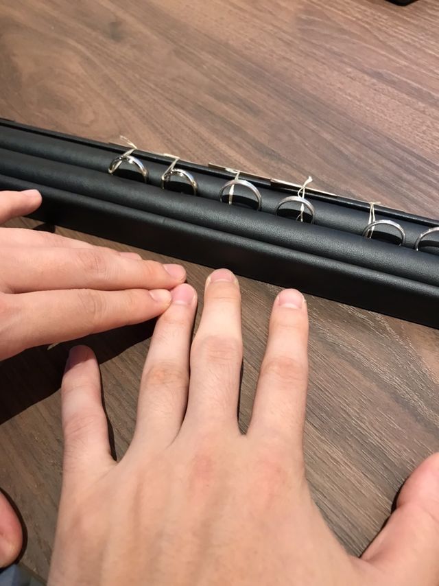 WEBを使用してフルオーダーしている写真です