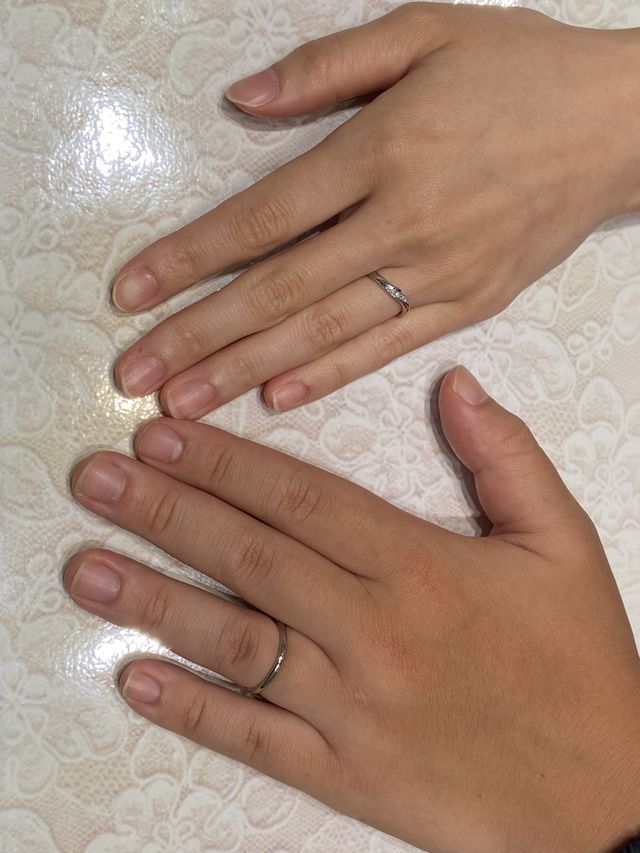 結婚指輪です