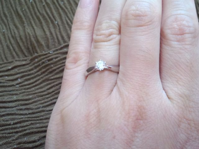 指にはめた状態