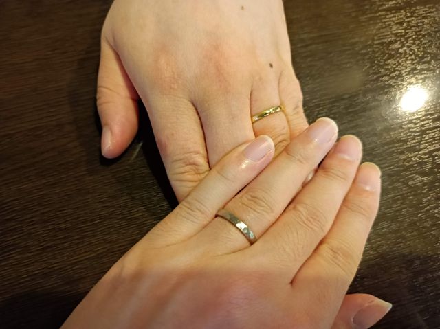 二人でつけてみたところ