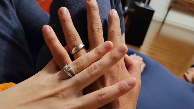 指輪の完成形です