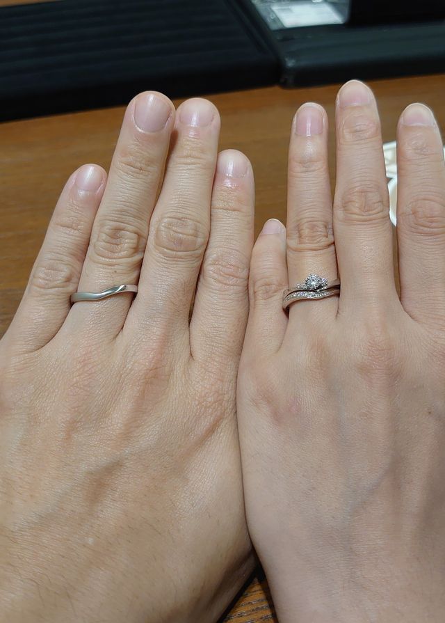 セットリングを試着させてもらいました！