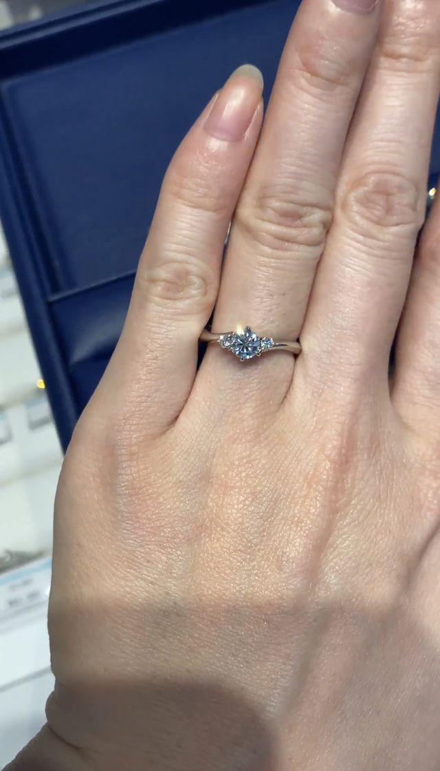 0.45カラットくらいだったと思います