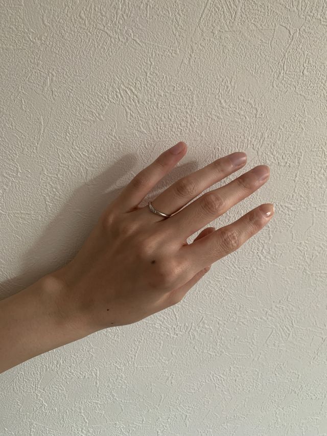 ダイヤがさりげなく素敵です