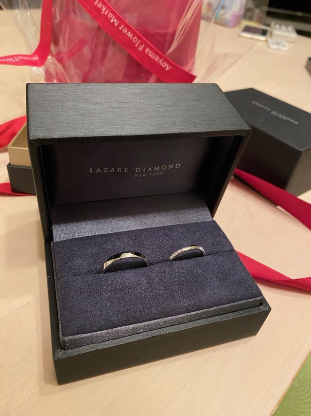 結婚指輪です。