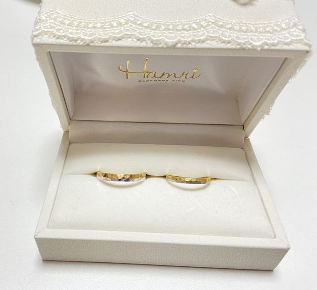 理想的な指輪が出来ました♪