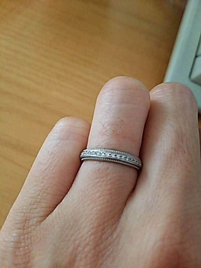結婚指輪です。