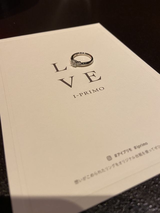 可愛い台紙をいただきました。