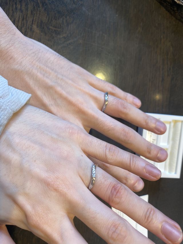 試着した時の写真