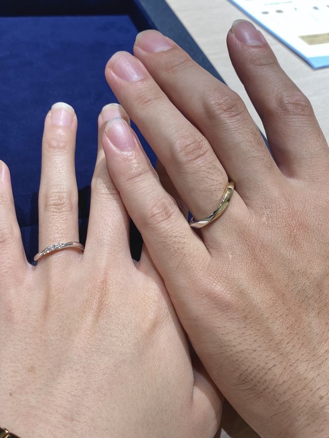 こだわりに合うリングを見つけることができました