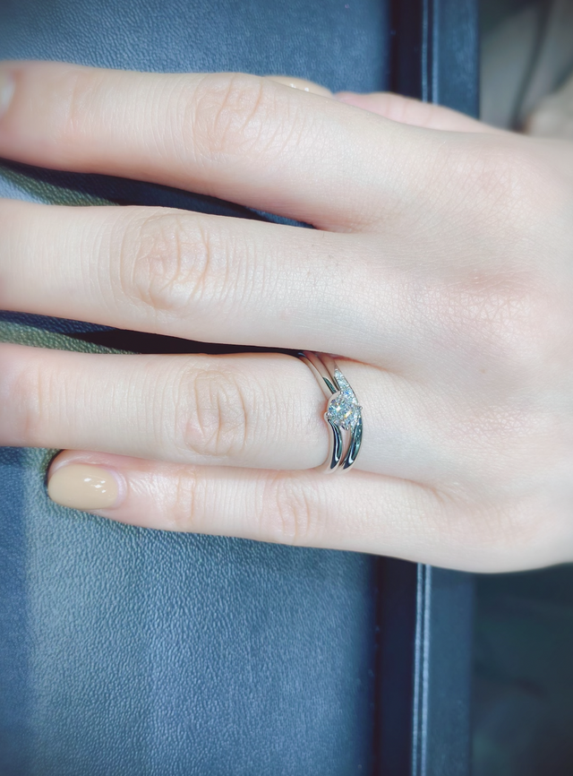 ダイヤモンドの輝きが素晴らしかったです。