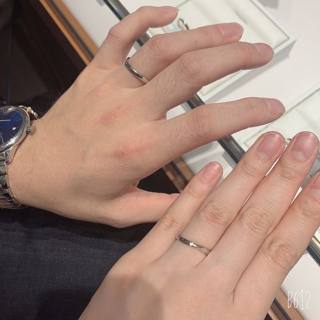 試着時の指輪です