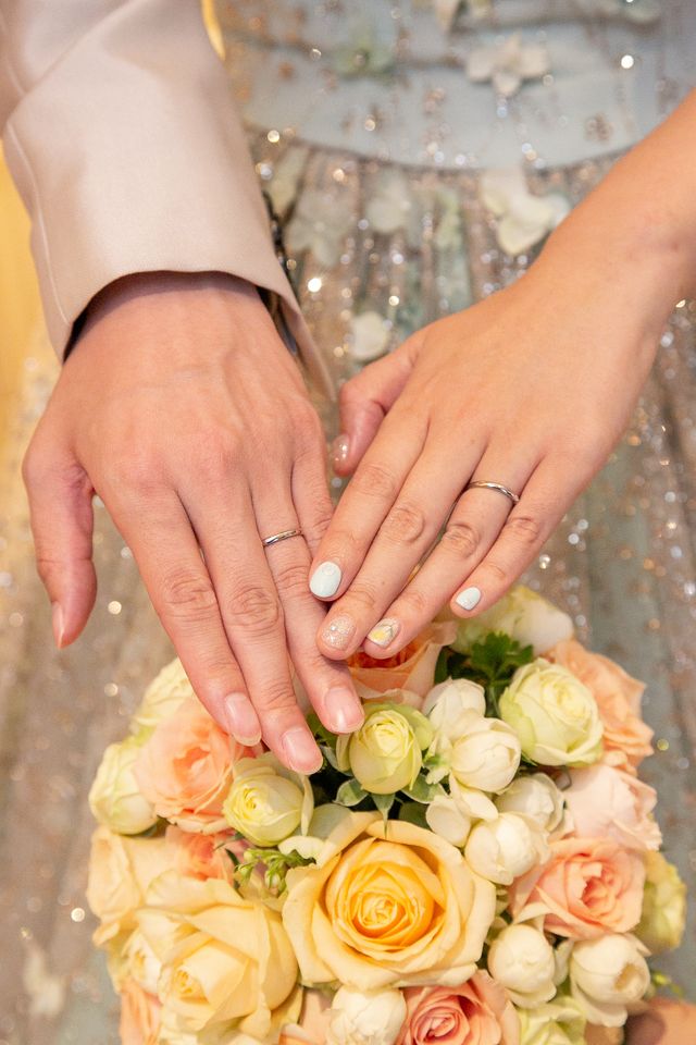 結婚式での指輪交換