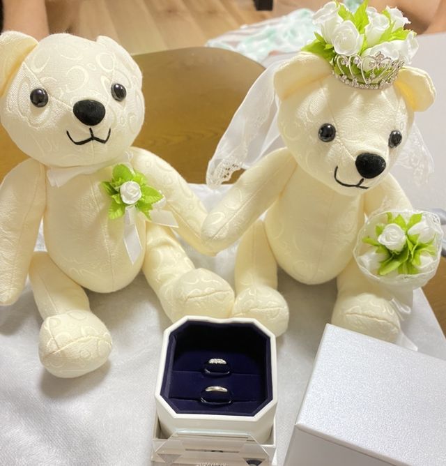 クマのぬいぐるみはオプションで無料でした！
