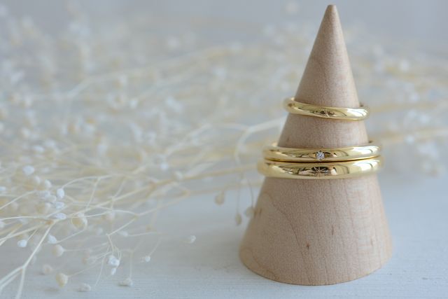 マリッジリングとベビーリング
