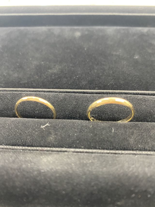 徐々に磨かれていくリングを見て
愛着が湧きました。