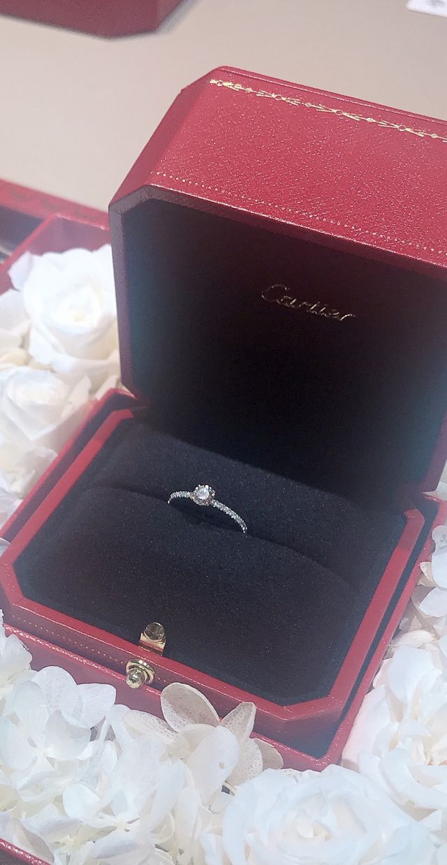 エタンセルドゥカルティエソリテールリング